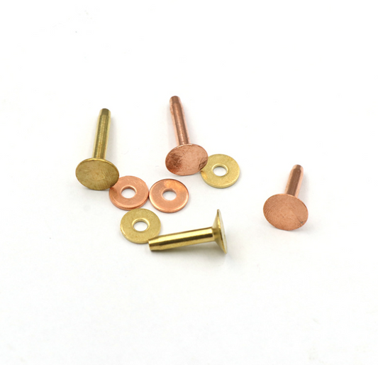 Brass Rivet & Copper Rivets - solid brass