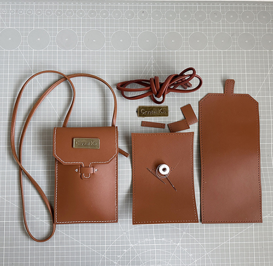 Creative DIY Set Sewing  Leather phone bags