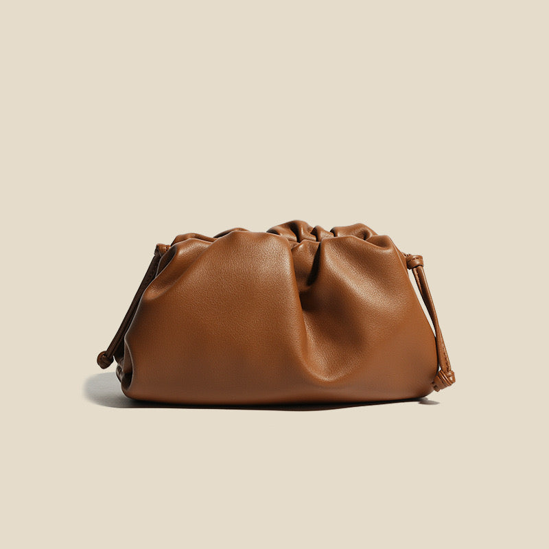Leather Cloudy Crossbody Bag